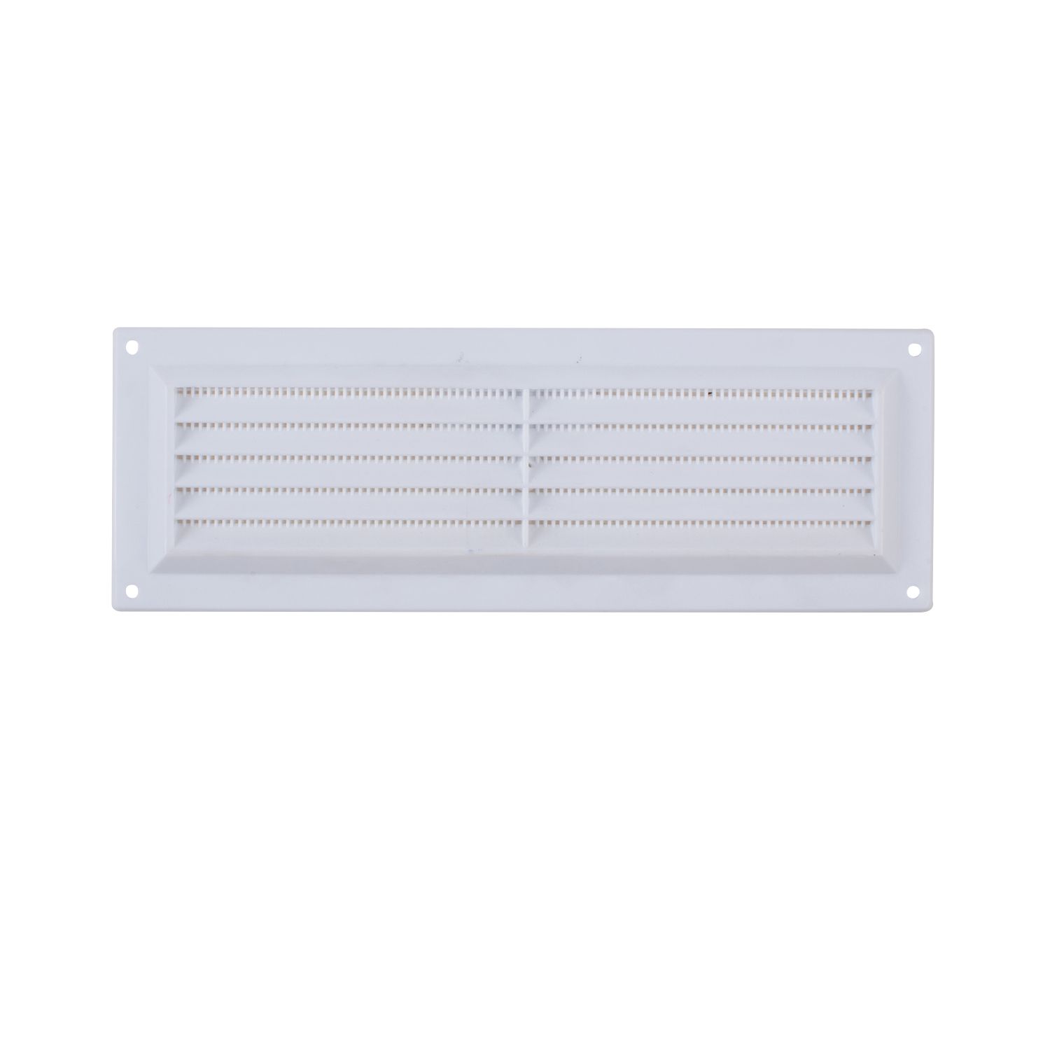 Map Vent Fixed Louvre with Flyscreen Vent White 229mm x 76mm (5104D)