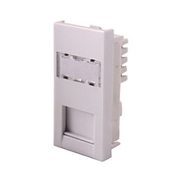 LAP  Modular Cat 6 RJ45 Ethernet Socket White