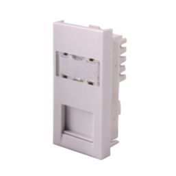 LAP  Modular RJ45 Ethernet Socket White