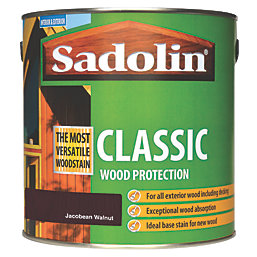 Sadolin  Classic Woodstain Matt Jacobean Walnut 2.5Ltr