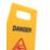 Essentials Danger Slippery Surface A-Frame Safety Sign 600mm x 290mm