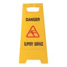 Essentials Danger Slippery Surface A-Frame Safety Sign 600mm x 290mm