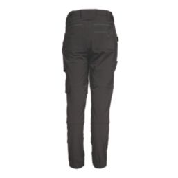 Apache Yellowknife Stretch Work Trousers Grey / Black 36" W 31" L