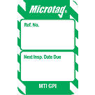 Scafftag  "Next Inspection Due Date" Microtag Inserts 20 Pack