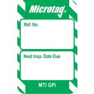 Scafftag  "Next Inspection Due Date" Microtag Inserts 20 Pack
