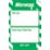 Scafftag  "Next Inspection Due Date" Microtag Inserts 20 Pack