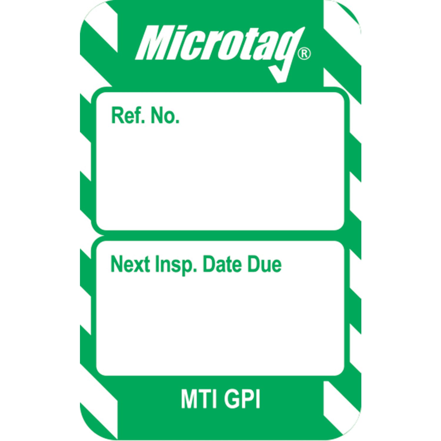 Scafftag "Next Inspection Due Date" Microtag Inserts 20 Pack (510FV)