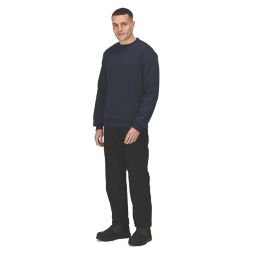 Regatta Pro Crew Neck Sweatshirt Navy Small 37" Chest