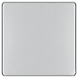 LAP  1-Gang Blanking Plate Polished Chrome