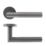 Eclipse Ultimate Revolve Fire Rated Lever On Rose Door Handle Pair Graphite 1 Pair