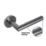 Eclipse Ultimate Revolve Fire Rated Lever On Rose Door Handle Pair Graphite 1 Pair
