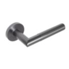 Eclipse Ultimate Revolve Fire Rated Lever On Rose Door Handle Pair Graphite 1 Pair