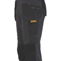 DEWALT Jefferson Work Trousers Grey/Black 36" W 31" L