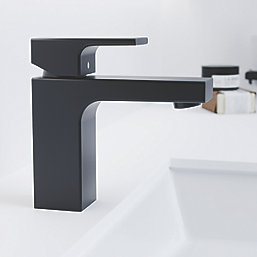 Hansgrohe Vernis Shape 100 Basin Mixer with Isolated Water Conduction Matt Black