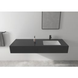 Hansgrohe Vernis Shape 100 Matt Black 148mm Cloakroom Lever Mono Basin Mixer Tap