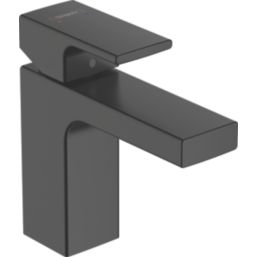 Hansgrohe Vernis Shape 100 Matt Black 148mm Cloakroom Lever Mono Basin Mixer Tap