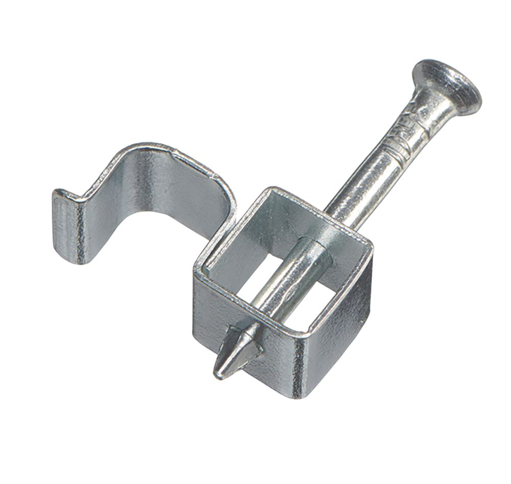 Vimark  Fire Rated Cable Clips 2.5mm² Silver 100 Pack