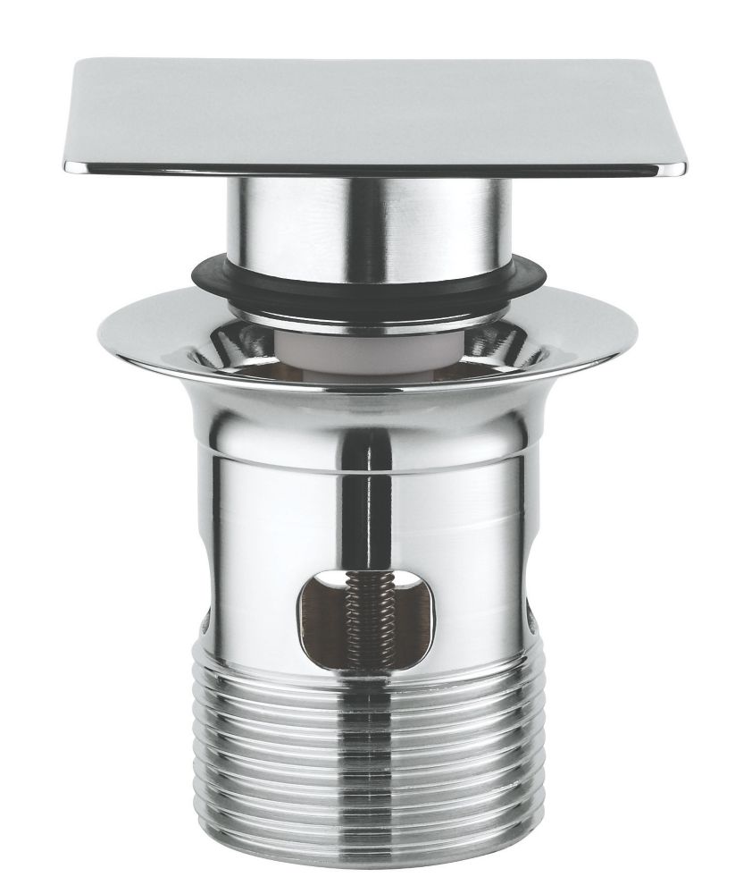 Grohe Slotted Square Push-Open Waste Set 70mm