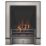 Focal Point Soho Chrome Rotary Control Inset Gas Multiflue Fire 485mm x 108mm x 596mm