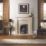Focal Point Soho Chrome Rotary Control Inset Gas Multiflue Fire 485mm x 108mm x 596mm