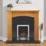 Focal Point Soho Chrome Rotary Control Inset Gas Multiflue Fire 485mm x 108mm x 596mm