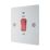 LAP  45A 1-Gang DP Cooker Switch Brushed Stainless Steel with LED