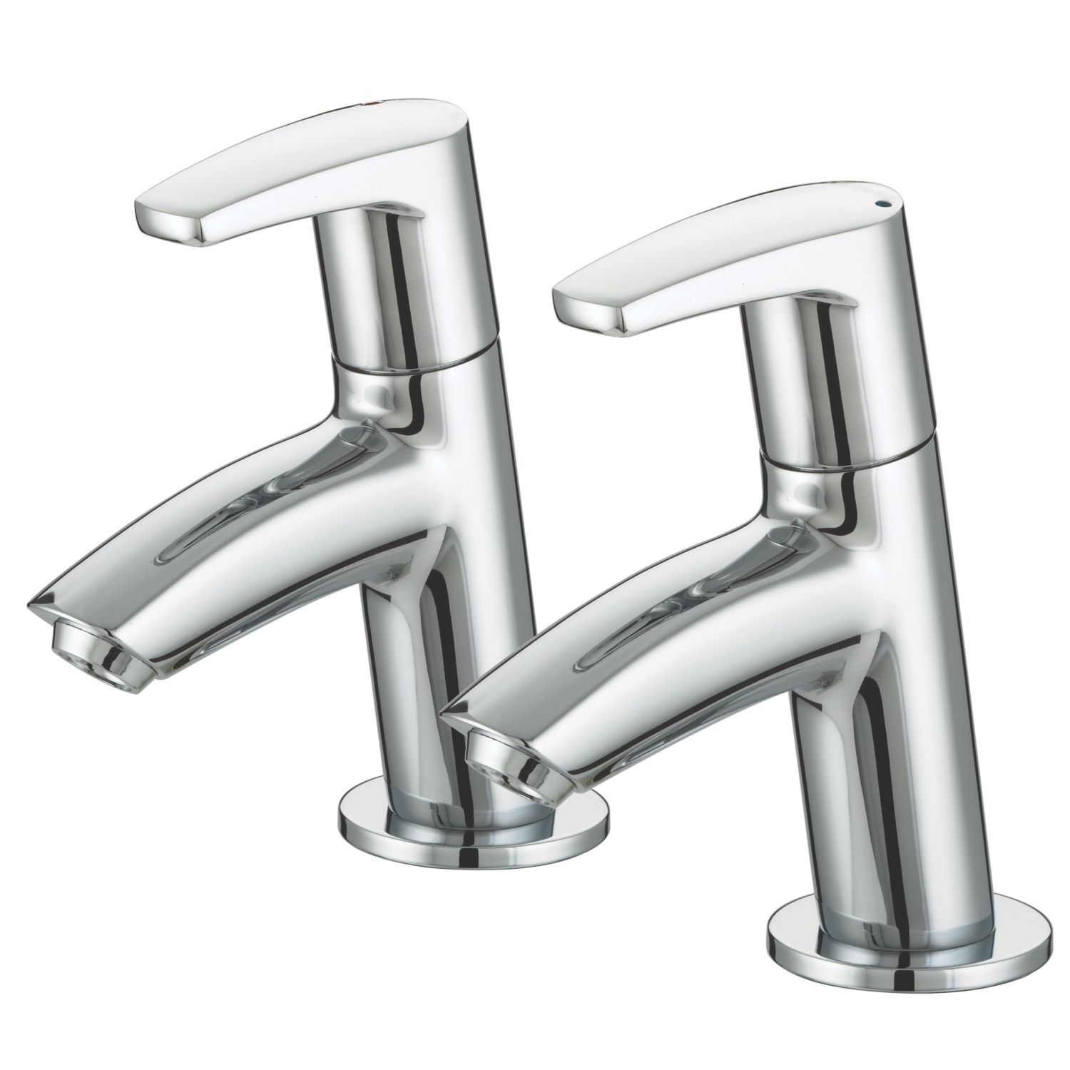 Bristan Orta Basin Pillar Taps Chrome 1 Pair (51165)