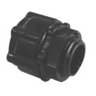 Tower Male Corrugated Conduit Adaptors 20mm Black 5 Pack