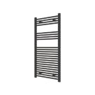 Refurb Flomasta 1200mm x 600mm 2101BTU Black Flat  Towel Radiator