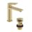 Bristan Frammento Brushed Brass 170mm Standard Lever Mono Basin Mixer Tap  With Clicker Waste