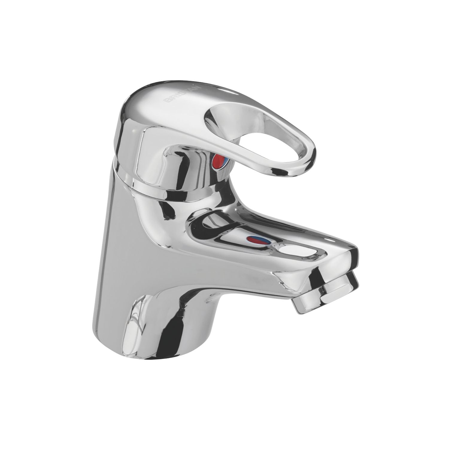 Bristan Cadet Basin Mono Mixer Tap with Clicker Waste Chrome (511GF)