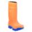 Dunlop Purofort Thermo+ Size 13  Orange Steel Toe Cap Safety Wellies