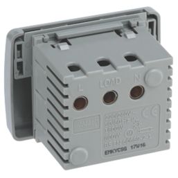 British General  16A Modular Key Card Switch Grey