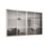 Spacepro Shaker 4-Door Sliding Wardrobe Door Kit Dove Grey Frame Mirror Panel 2978mm x 2260mm
