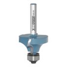 Erbauer  6.35mm Shank Double-Flute Round Nose Shaped Router Cutter 31.8mm x 16.7mm