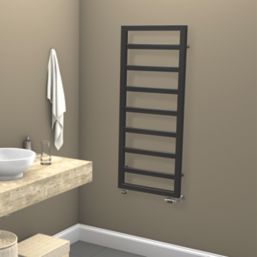 Black ladder best sale towel radiator