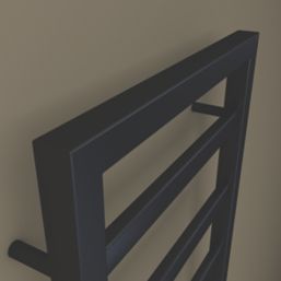 Towelrads 1300mm x 530mm 1676BTU Black Flat Designer Towel Radiator