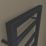 Towelrads 1300mm x 530mm 1676BTU Black Flat Designer Towel Radiator
