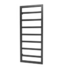 Towelrads 1300mm x 530mm 1676BTU Black Flat Designer Towel Radiator