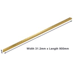 Single Edge Door Threshold Gold 900mm x 31.2mm