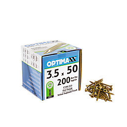 Optimaxx  PZ Countersunk  Wood Screws 3.5mm x 50mm 200 Pack