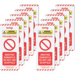 Scafftag  Scaffold Tag (Do Not Use) Inserts 10 Pack