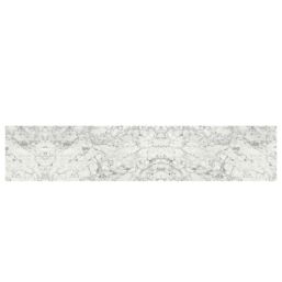 Mariz  White Marble Composite Kitchen Worktop 640mm x 3050mm x 12mm