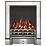 Focal Point Soho Chrome Rotary Control Inset Gas Full Depth Fire 485mm x 180mm x 596mm