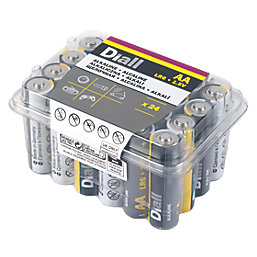 Diall  AA Batteries 24 Pack