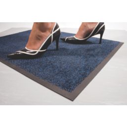 COBA COBAWash Entrance Mat Black/Blue 0.85m x 0.6m x 9mm