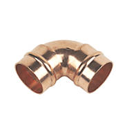 Flomasta   Solder Ring Equal 90° Elbows 28mm 2 Pack