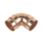 Flomasta  Brass Solder Ring Equal 90° Elbows 28mm 2 Pack