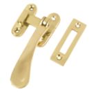 Smith & Locke Left or Right-Handed Victorian Casement Fastener Polished Brass