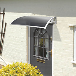 Greenhurst Easy Fit Door Canopy White 1.2m x 0.8m x 0.23m